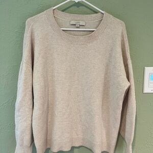 LOFT Women's Cream Sweater